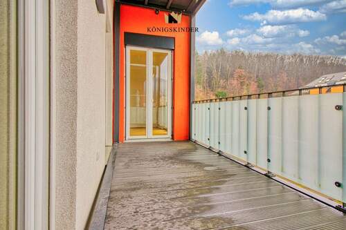 großer Balkon mit tollem Ausblick - 
