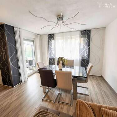 Essbereich Wohnzimmer - 4 Zimmer Etagenwohnung in Leipheim