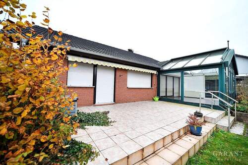 Terrasse mit Wintergarten - Einfamilienhaus mit 124,00 m&sup2; in Spraitbach zum Kaufen