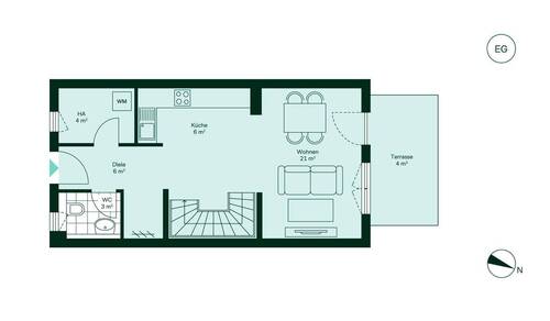 Geräumiges Erdgeschoss mit viel Stauraum - 