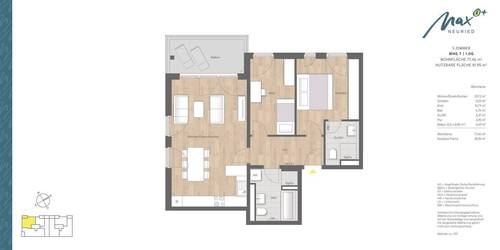 Bild 3 - 3 Zimmer Etagenwohnung in Neuried bei München
