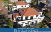 Luftbildansicht der Oberwohnung - Moderne Oberwohnung mit zwei Dachterrassen & Carport in guter Lage von Rastede