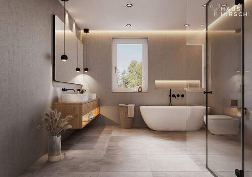 Badezimmer - 5 Zimmer Mehrfamilienhaus, Wohnhaus zum Kaufen in Berlin