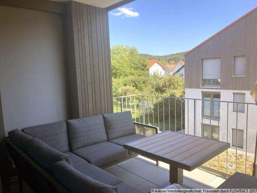 Geschützter Balkon - Moderne, neuwertige 2-Zimmer-Wohnung im Stadtzentrum