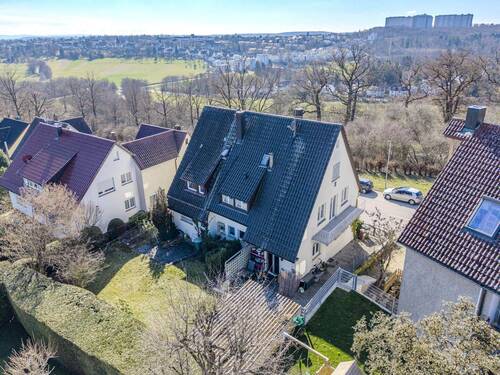 Drohnenaufnahme - 1 Zimmer Mehrfamilienhaus, Wohnhaus in Stuttgart / Riedenberg