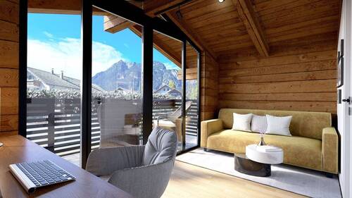 Zimmer im Dachgeschoss - Visualisierung - 