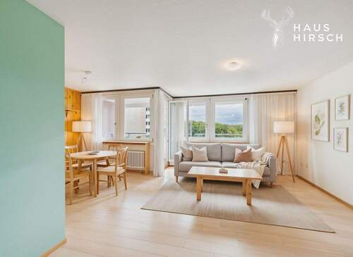 Wohnbereich - Zukunftssicheres Wohnerlebnis: Großzügige 3,5-Zimmer-Wohnung mit Fernwärme & Balkon