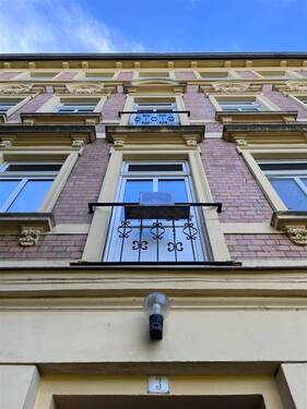 Hausansicht - 3-Raum-Wohnung im 2.OG Dr. Külz-Ufer 3 - 04860 Torgau