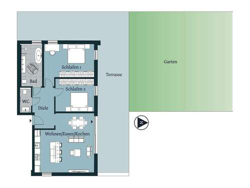 Wohnung 2 - 