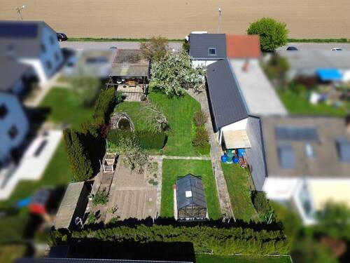 Luftaufnahme - 3 Zimmer Doppelhaushälfte in Ulm