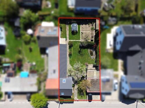 Luftaufnahme - Doppelhaushälfte mit 72,00 m&sup2; in Ulm zum Kaufen
