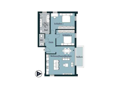 Wohnung 4 - 