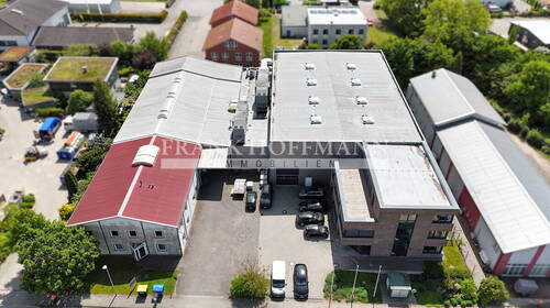 V9809 Außenaufnahme 1 - Halle zur Miete in Henstedt-Ulzburg