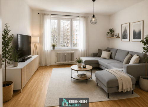 Einrichtunsgbeispiel Wohnzimmer - Attraktive 3-Zimmer-Wohnung in Berlin-Schöneberg