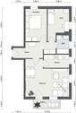 Wohnung Garching - 2D - Wohnung 44 - Image.jpg - Etagenwohnung mit 69,00 m&sup2; in Garching an der Alz zum Kaufen