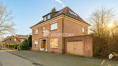 Außenansicht 5 - 8 Zimmer Mehrfamilienhaus, Wohnhaus in Wagenfeld