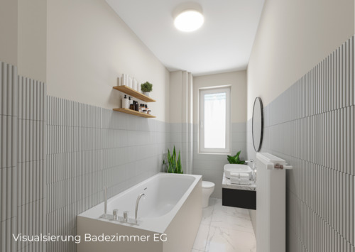 VISUALISIERT vom Badezimmer im EG - 