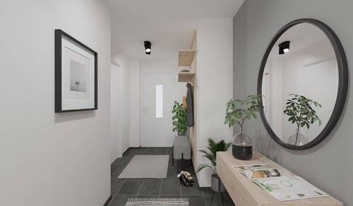 Heller und freundlicher Eingangsbereich - 4 Zimmer Einfamilienhaus zum Kaufen in Ribnitz-Damgarten