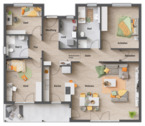 7 - Bungalow 128 - Standard Grundriss.png - 