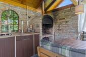 Gemauerter Grillkamin - 
