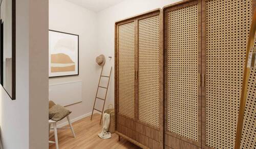 Praktische Ankleide direkt am Schlafzimmer - 