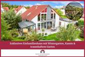 Ärzte & Apotheker Immobilien - Exklusives Einfamilienhaus mit Wintergarten, Kamin & traumhaftem Garten