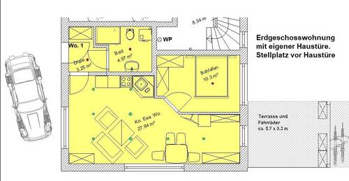 EG Whg. 1.jpg - 2 Zimmer Etagenwohnung zum Kaufen in Burgau