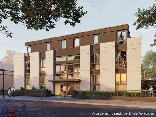 Haus Vorderseite - 3 Zimmer Etagenwohnung zum Kaufen in Aachen