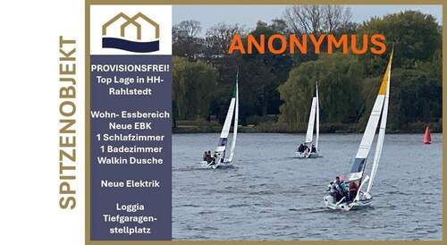 Titelbild - **PROVISIONSFREI** 2-Zimmer-Wohnung mit Süd-Loggia in Top-Lage Hamburgs mit Tiefgaragenstellplatz