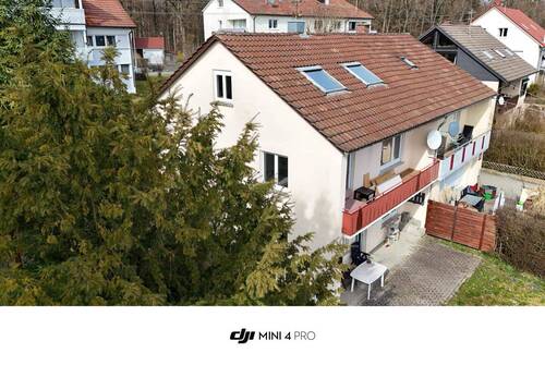 Außenansicht Südwestseite - Doppelhaushälfte in sehr guter Lage von Sigmaringen