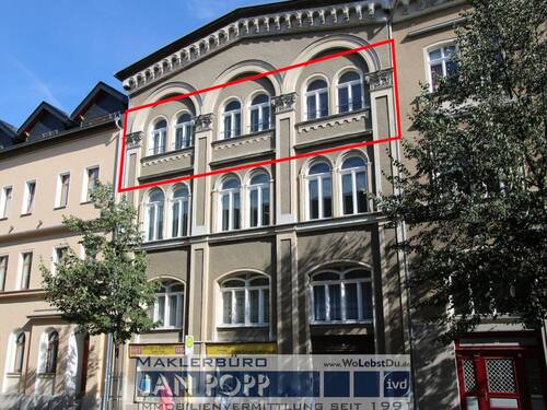 Ansicht - 4 Zimmer Etagenwohnung zur Miete in Greiz
