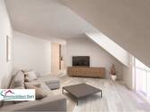 Beispiel Wohnzimmer - GRENZNÄHE LUXEMBURG: NEUWERTIGE 121 M² WOHNUNG IN IDYLISCHER WOHNLAGE!