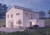 Hausansicht - Lichtdurchflutete Räume, offene Atmosphäre - mehr Freiraum für Sie! Ein Effizienshaus von massa haus