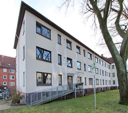 Rückansicht - Etagenwohnung mit 60,60 m&sup2; in Hamburg zum Kaufen