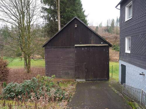 Blick auf die Scheune - 