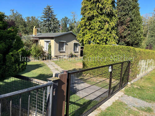 Ansicht 1 - Wochenendgrundstück mit massivem Bungalow vor den Toren Leipzigs