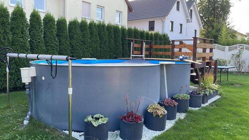 Pool - !provisionsfrei! - modernes Einfamilienhaus im Landhausstil mit Pool und Heimkino