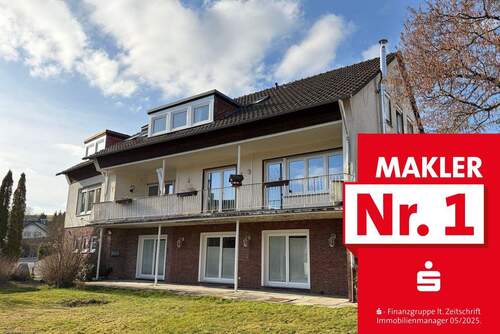 Ansicht aus dem Garten - Großzügiges Wohnhaus mit Einliegerwohnung!