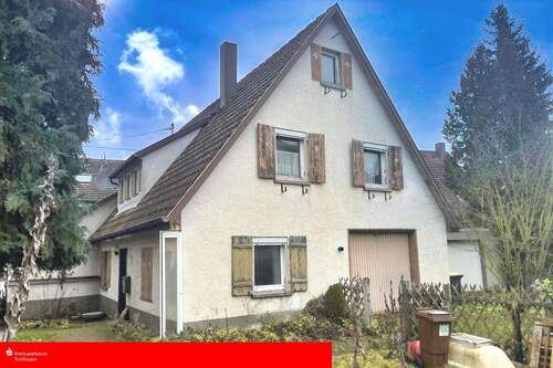 Außenansicht - Schnuckliges Häuschen im Herzen von Aixheim