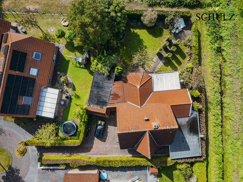 Ansicht von oben - 5 Zimmer Einfamilienhaus zum Kaufen in Rhauderfehn