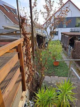 Garten Teilansicht - 5 Zimmer Doppelhaushälfte zum Kaufen in Wolfschlugen