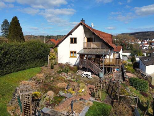 Rückansicht - Mehrfamilienhaus, Wohnhaus mit 217,00 m&sup2; in Brücken (Pfalz) zum Kaufen