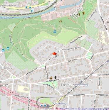 Lageplan - 7 Zimmer Einfamilienhaus zur Miete in Dresden