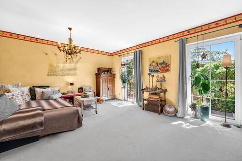 Wohnzimmer (EG) - 4 Zimmer Einfamilienhaus zum Kaufen in Waffenbrunn