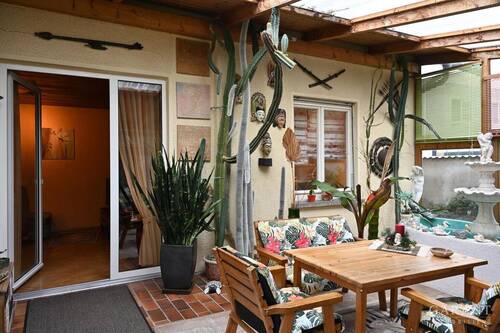 Wintergarten und Haus - 
