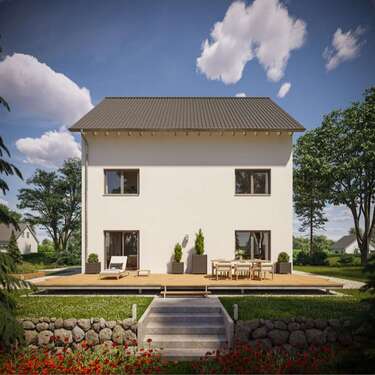 Hausansicht - 5 Zimmer Einfamilienhaus in Espenhain