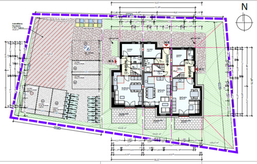 Lageplan mit Erdgeschoss - 