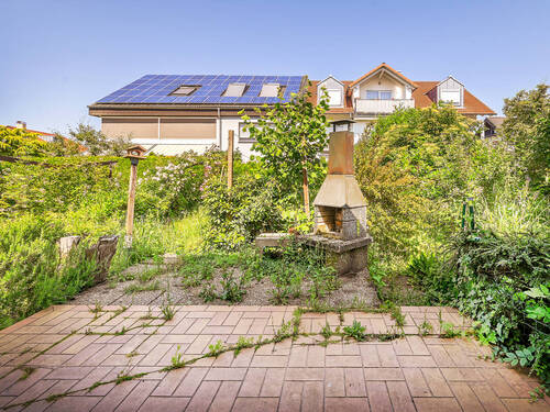 Terrasse Garten - Doppelhaushälfte mit 112,00 m² in Ettlingen / Spessart zum Kaufen
