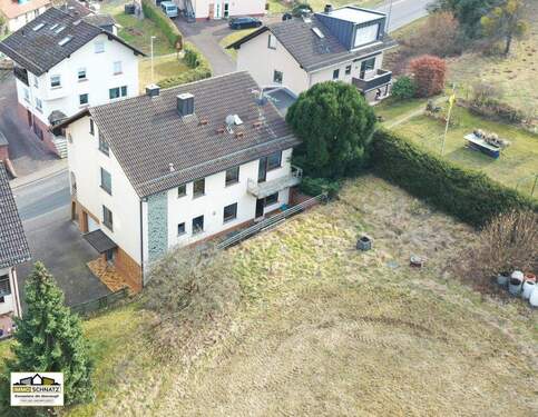 Ansicht Rückseite - 8 Zimmer Mehrfamilienhaus, Wohnhaus in Leidersbach / Roßbach