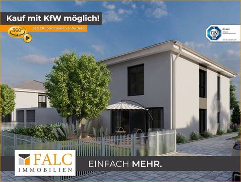 Ansicht Garten - Ihre 100 % Toscana Doppelhaushälfte - keine versteckten Zusatzkosten